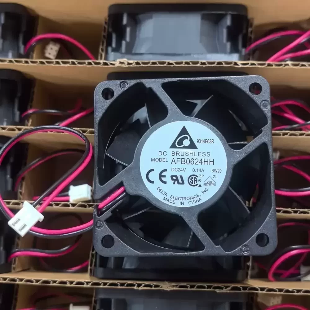 AFB0624HH-BW20 Delta 24VDC 60x60x25mm Cooling Axial Fan