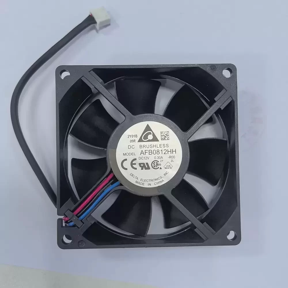 AFB0812HH-R00 Delta 12VDC 80x80x25mm Alarm Signal Axial Fan