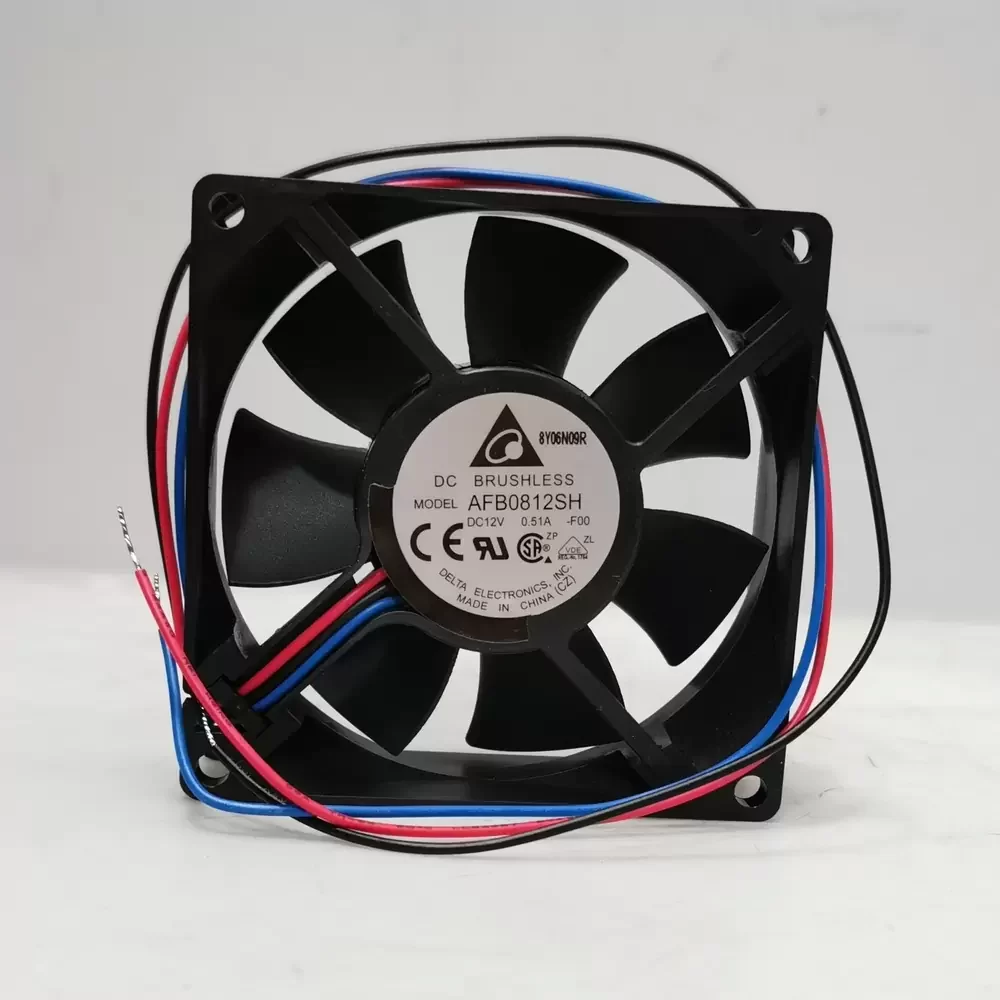 AFB0812SH-F00 Delta 12VDC 80x80x25mm Axial Fan