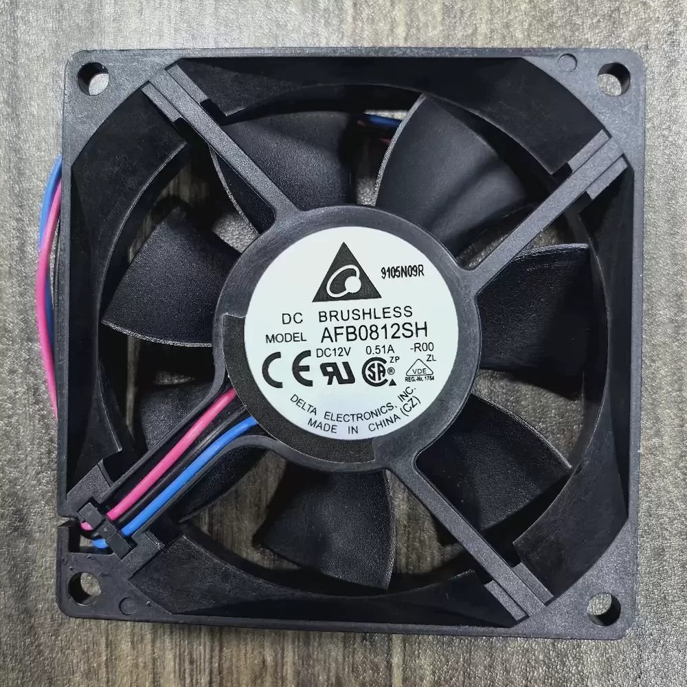 AFB0812SH-R00 Delta 12VDC 80x80x25mm Axial Fan