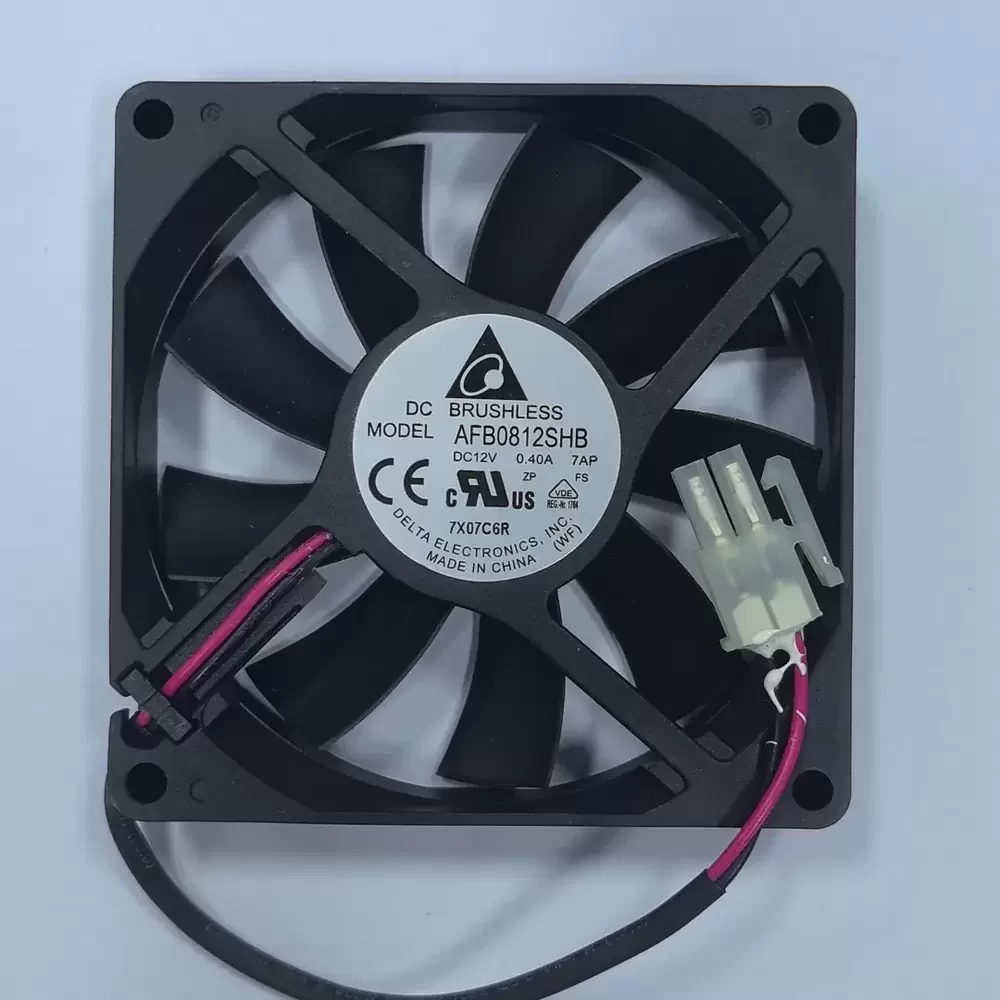 AFB0812SHB-7AP Delta 12VDC 80x80x15mm 2-Wire Axial Fan