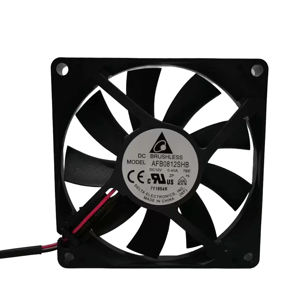AFB0812SHB-7BE Delta 12VDC 80x80x15mm High Airflow Axial Fan