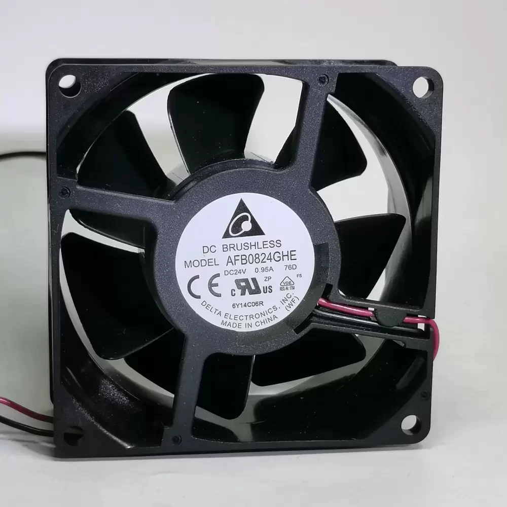 AFB0824GHE Delta 24VDC 80x80x38mm High Airflow Axial Fan