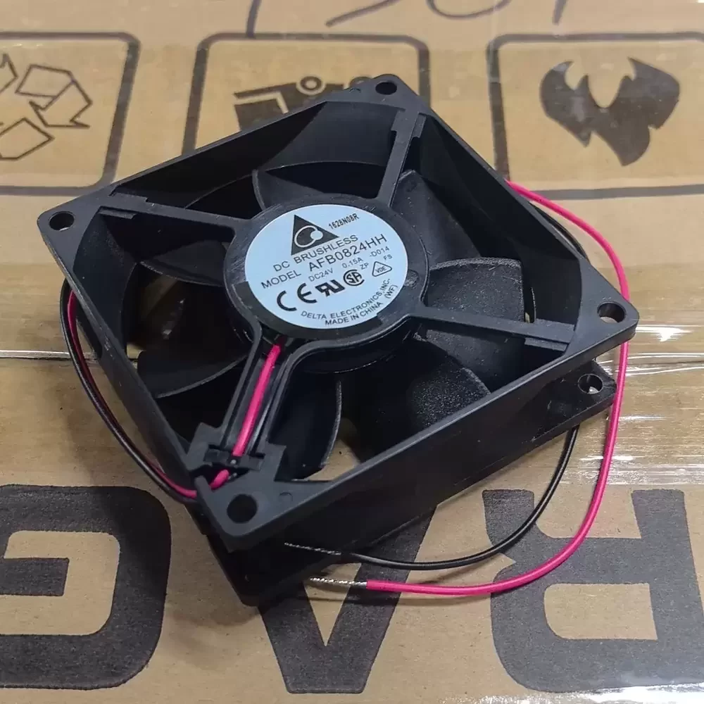 AFB0824HH-D014 Delta 24VDC 80x80x25mm 2-Wire Axial Fan AFB0824HH-D014 Delta 24VDC 80x80x25mm 2-Wire Axial Fan