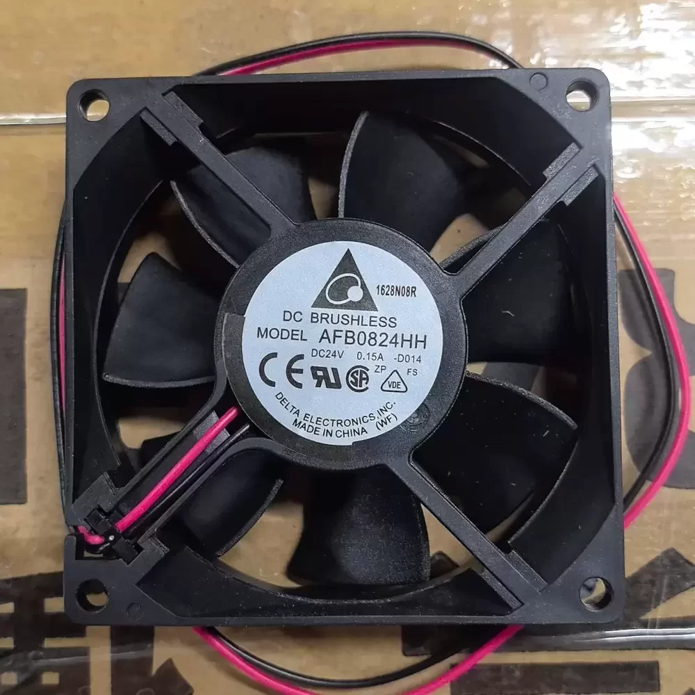 AFB0824HH-D014 Delta 24VDC 80x80x25mm 2-Wire Axial Fan