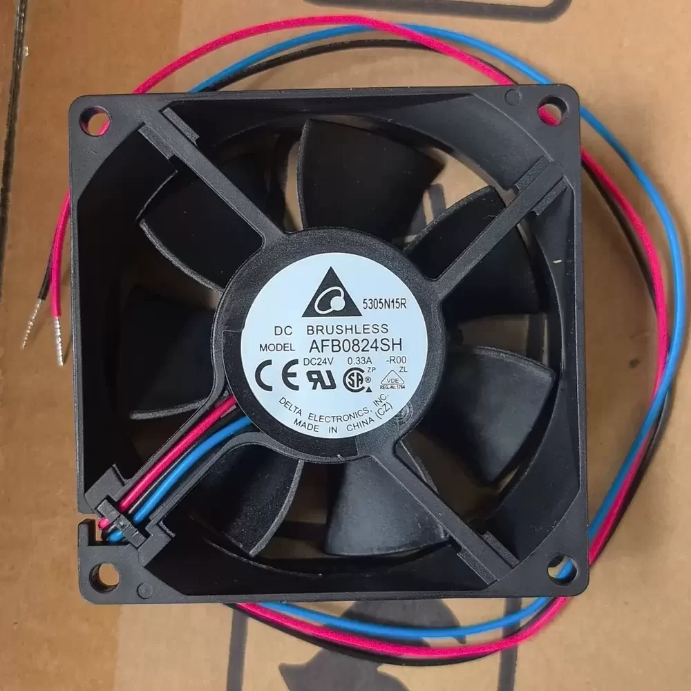 AFB0824SH-R00 Delta 24VDC 80x80x25mm Alarm Axial Fan
