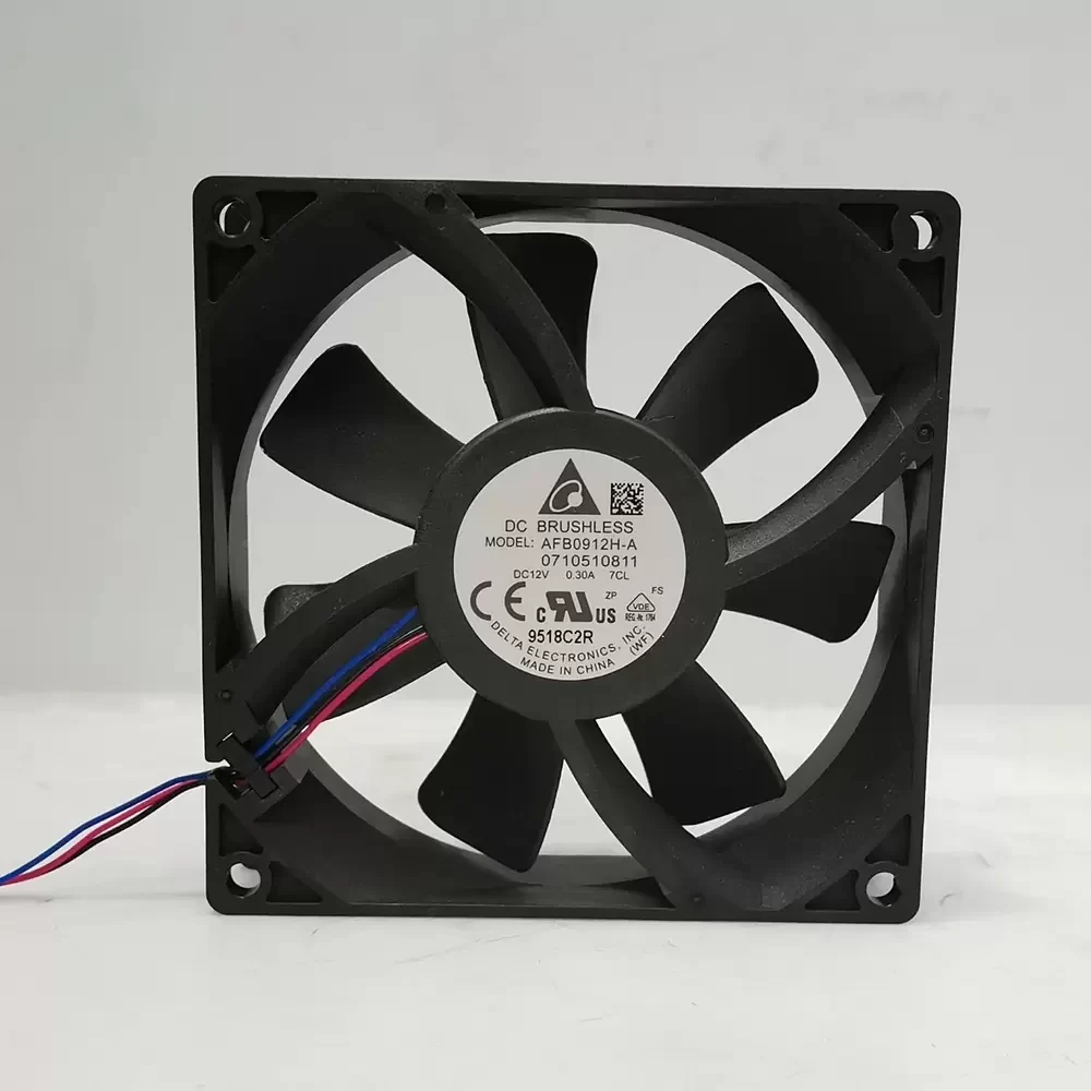 AFB0912H-A Delta 12VDC 92x92x25mm 3-Wire Axial Fan