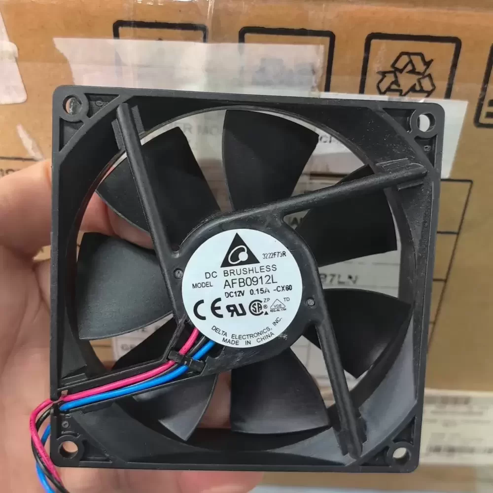 AFB0912L-CX60 Delta 12VDC 92x92x25mm Tachometer Axial Fan