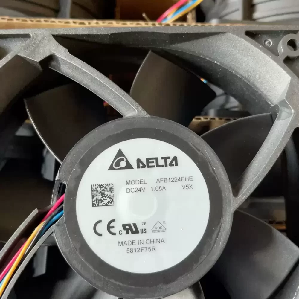 AFB1224EHE-V5X Delta 24VDC 120x120x38mm PWM Axial Fan AFB1224EHE-V5X Delta 24VDC 120x120x38mm PWM Axial Fan