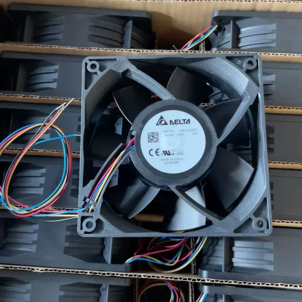 AFB1224EHE-V5X Delta 24VDC 120x120x38mm PWM Axial Fan