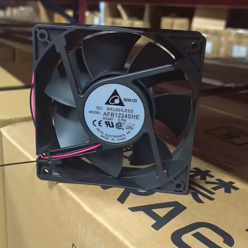 AFB1224SHE Delta 24VDC 120x120x38mm High Airflow Fan