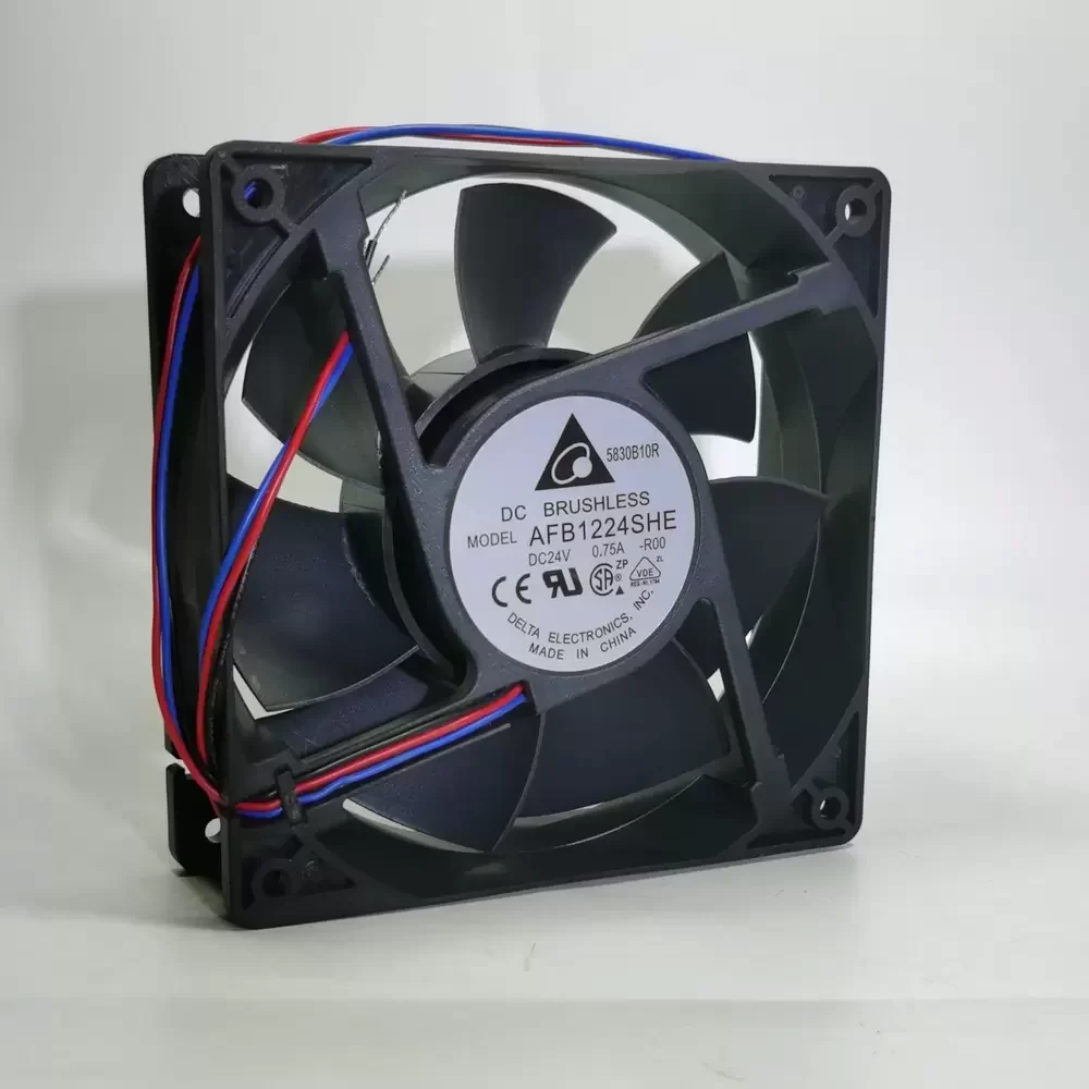 AFB1224SHE-R00 Delta 24VDC 120x120x38mm Sensor Axial Fan AFB1224SHE-R00 Delta 24VDC 120x120x38mm Sensor Axial Fan