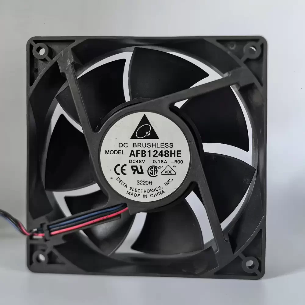 AFB1248HE-R00 Delta 48VDC 120x120x38mm DC Axial Fan