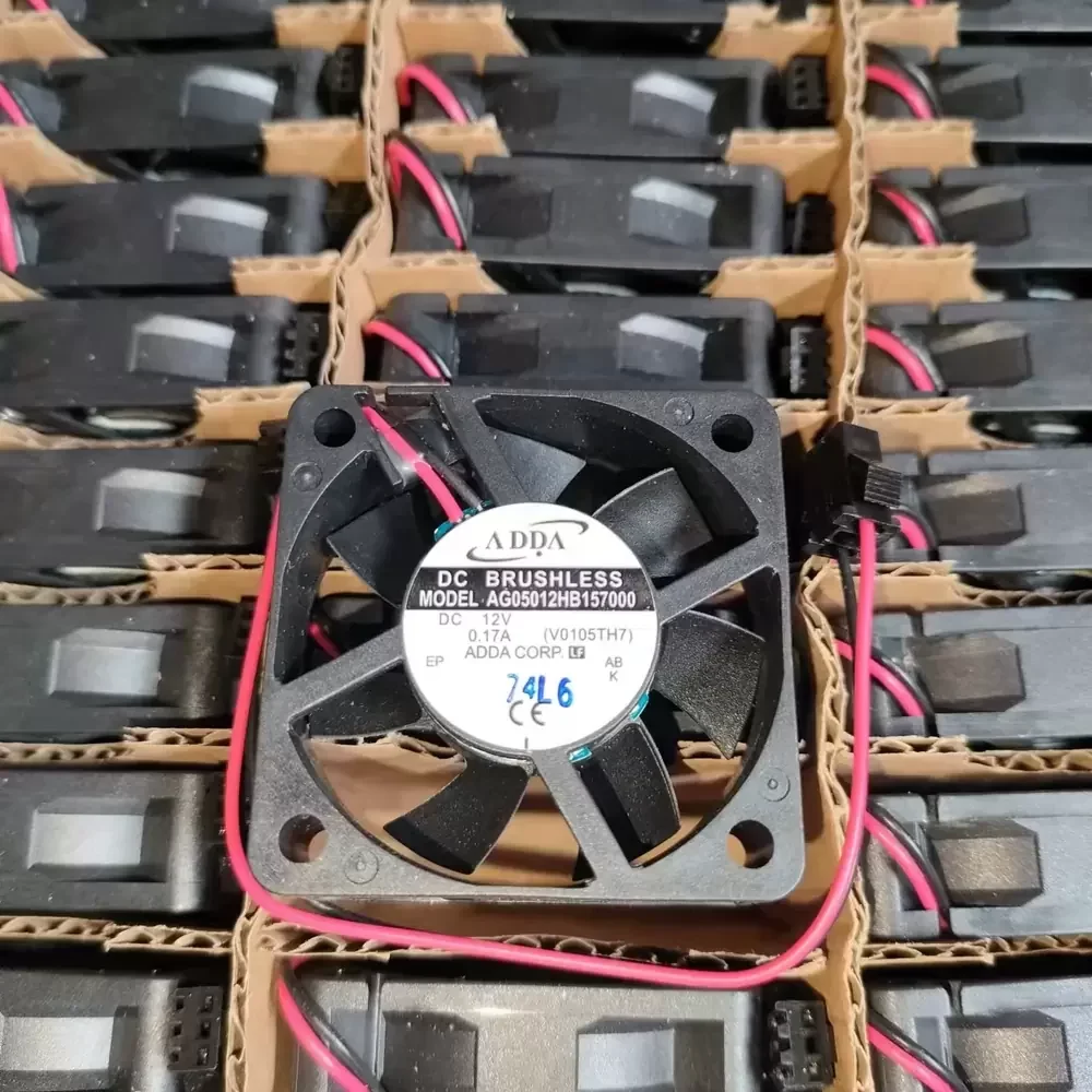 AG05012HB157000 ADDA 12VDC 50x50x15mm 2-Wire Axial Fan