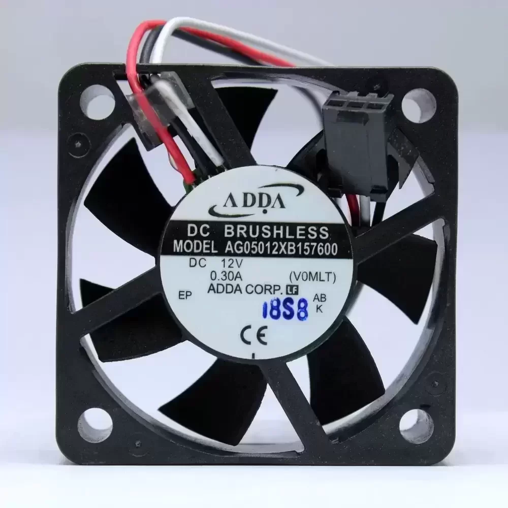 AG05012XB157600 ADDA 12VDC 50x50x15mm 3-Wire Axial Fan