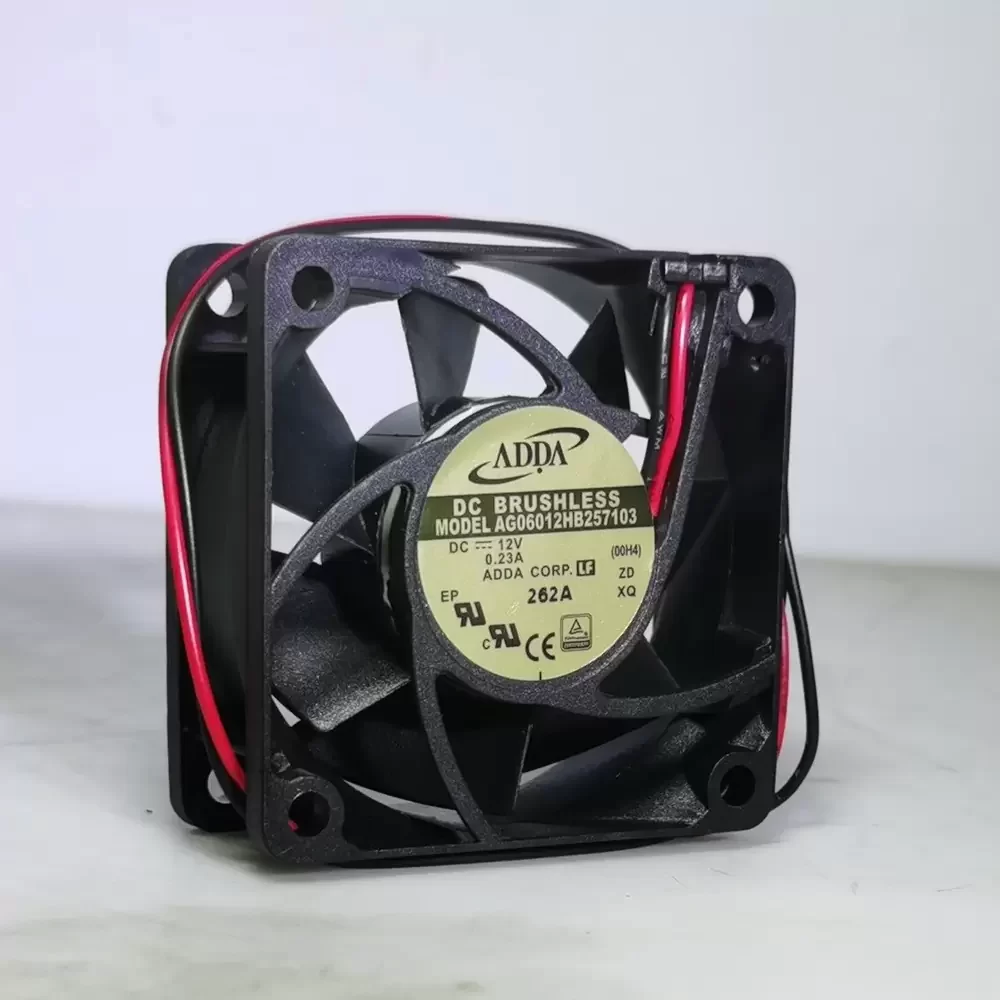 AG06012HB257103 ADDA 12VDC 60x60x25mm DC Axial Fan AG06012HB257103 ADDA 12VDC 60x60x25mm DC Axial Fan