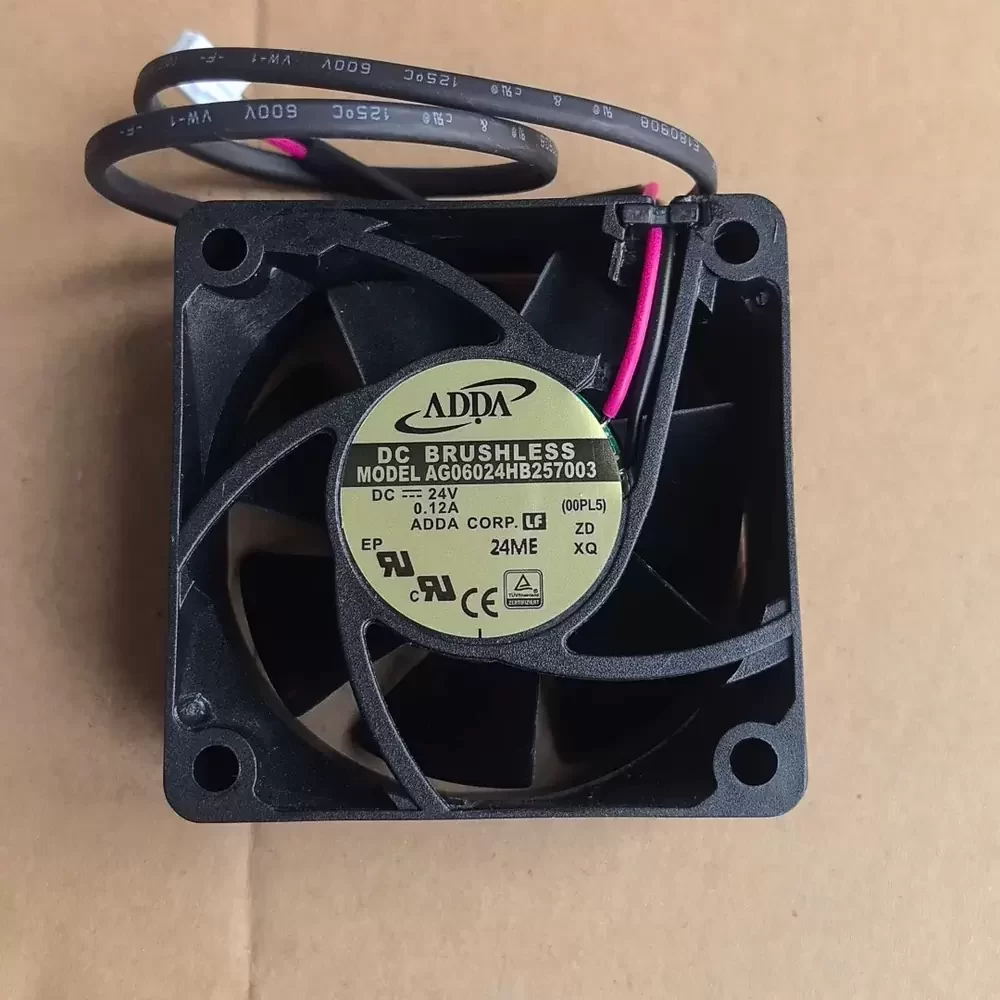 AG06012HB257B03 ADDA 24VDC 60x60x25mm DC Axial Fan