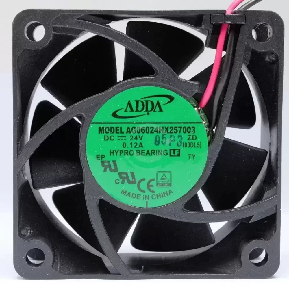 AG06024HX257003 ADDA 24VDC 60x60x25mm Hypro Bearing Axial Fan