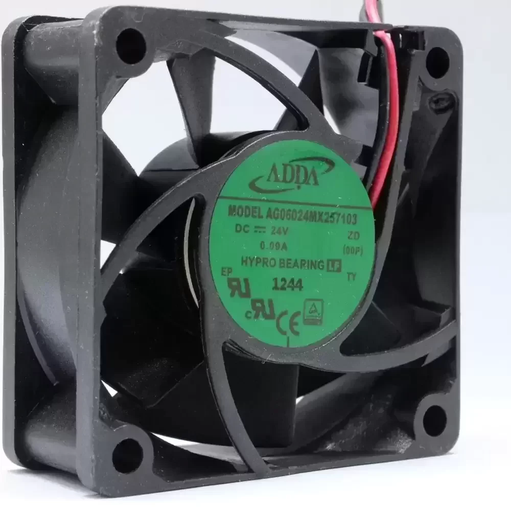 AG06024MX257103 ADDA 24VDC 60x60x25mm Hypro Axial Fan AG06024MX257103 ADDA 24VDC 60x60x25mm Hypro Axial Fan