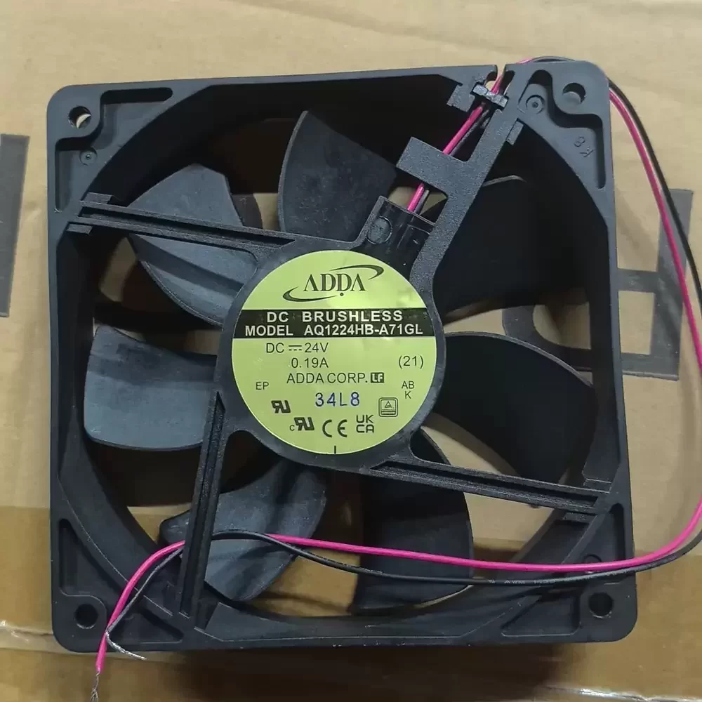 AQ1224HB-A71GL ADDA 24VDC 120x120x25mm Waterproof Axial Fan