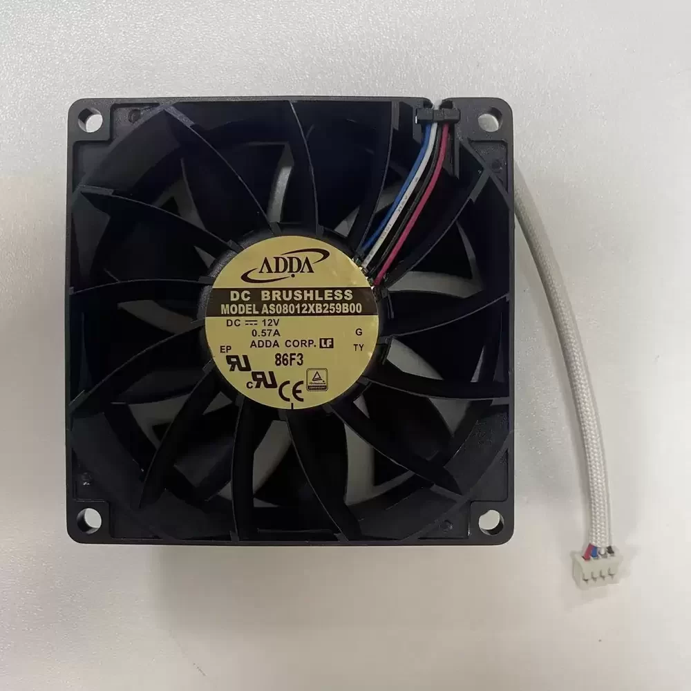 AS08012XB259300 ADDA 12VDC 80x80x25mm 3-Wire Axial Fan