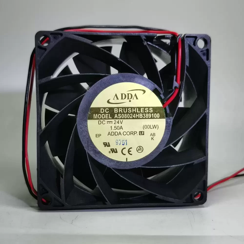 AS08024HB389100 ADDA 24VDC 80x80x38mm 1.5A Axial Fan