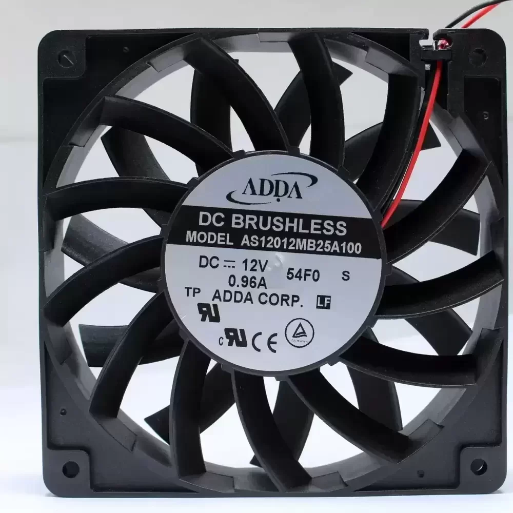 AS12012MB25A100 ADDA 12VDC 120x120x25mm 0.96A Axial Fan