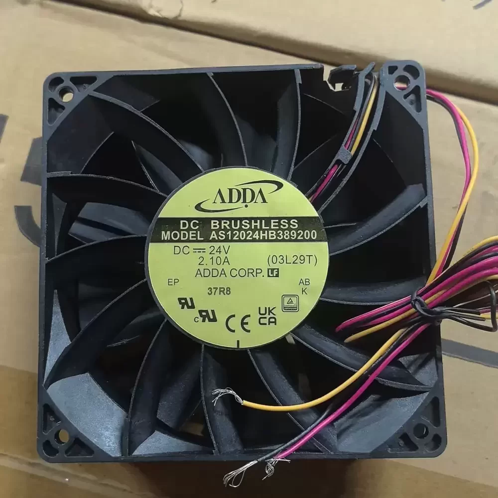 AS12024HB389200 ADDA 24VDC 120x120x38mm Alarm Signal Axial Fan