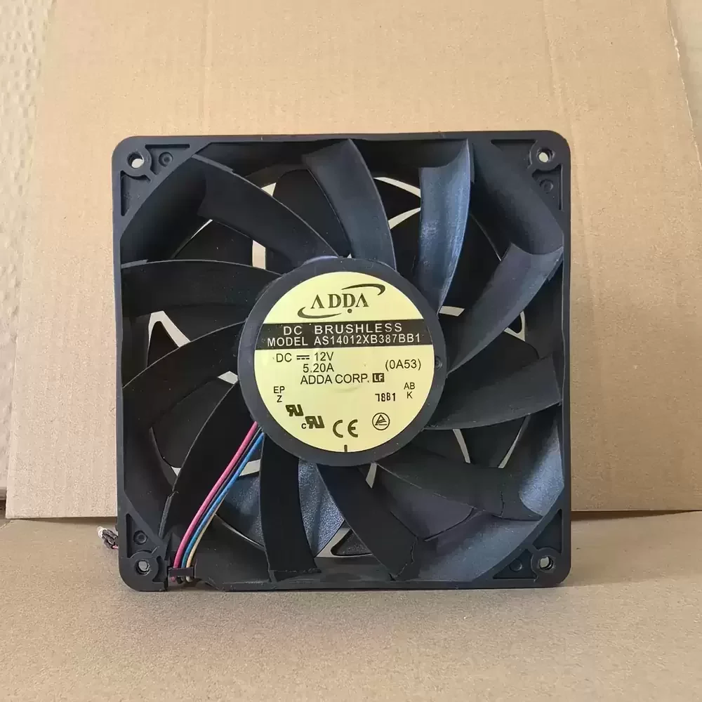 AS14012XB387BB1 ADDA 12VDC 140x140x38mm 4-Wire Axial Fan