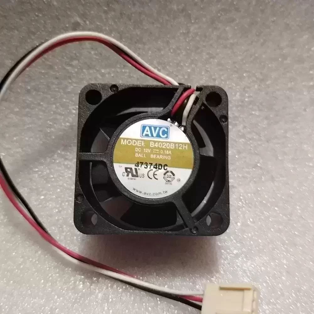 B4020B12H AVC 12VDC 40x40x20mm Axial Fan