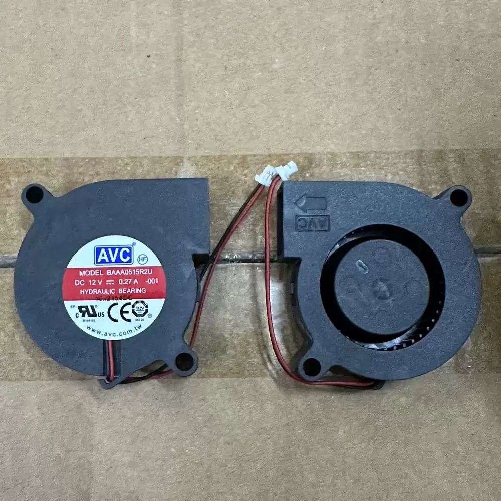 BAAA0515R2U-001 AVC 12VDC 50x50x15mm 2-Wire Blower BAAA0515R2U-001 AVC 12VDC 50x50x15mm 2-Wire Blower