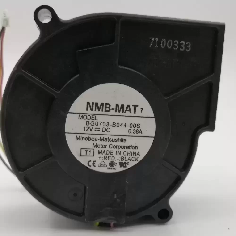 BG0703-B044-00S-T1 NMB-MAT 12VDC 75mm 3-Wire Blower