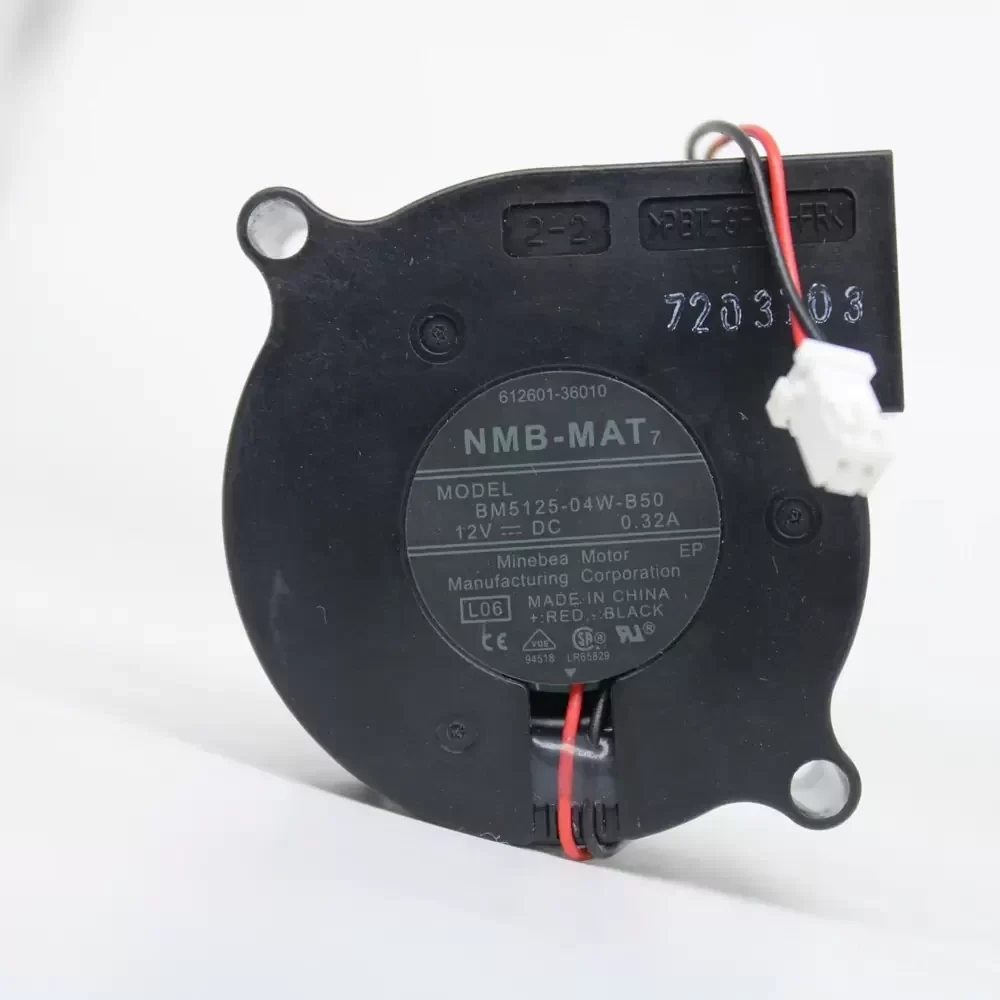 BM5125-04W-B50-L06 NMB-MAT 12VDC 51x25mm Blower Fan BM5125-04W-B50-L06 NMB-MAT 12VDC 51x25mm Blower Fan