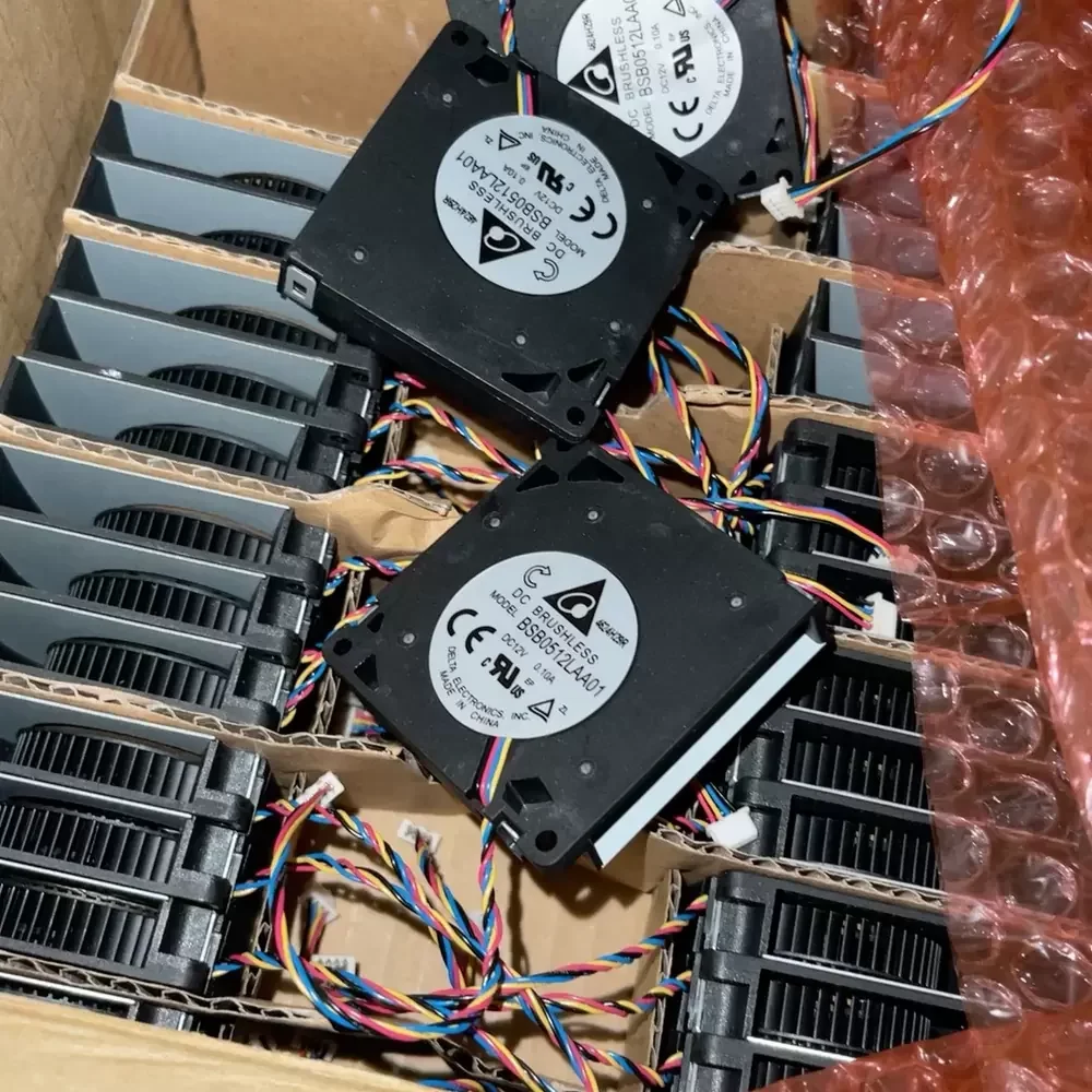 BSB0512LAA01 Delta 12VDC 50x50x10mm Dual Ball Blower BSB0512LAA01 Delta 12VDC 50x50x10mm Dual Ball Blower