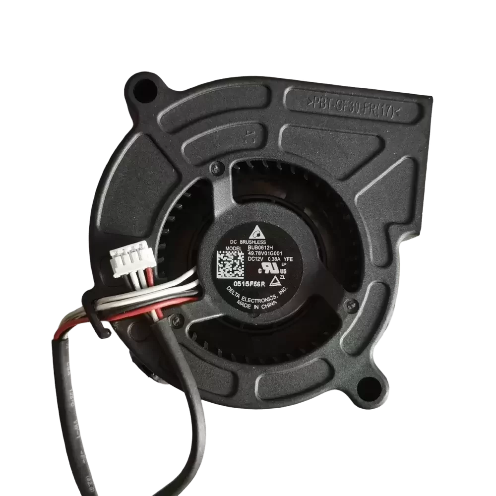 BUB0612H-YFE Delta 12VDC 60x60x25mm 0.38A Blower Fan