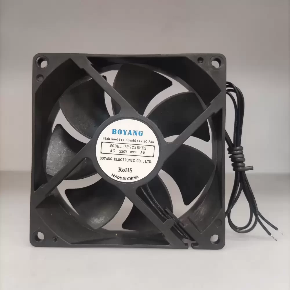 BY9225HE2 BOYANG 220VAC 92x92x25mm Axial Fan
