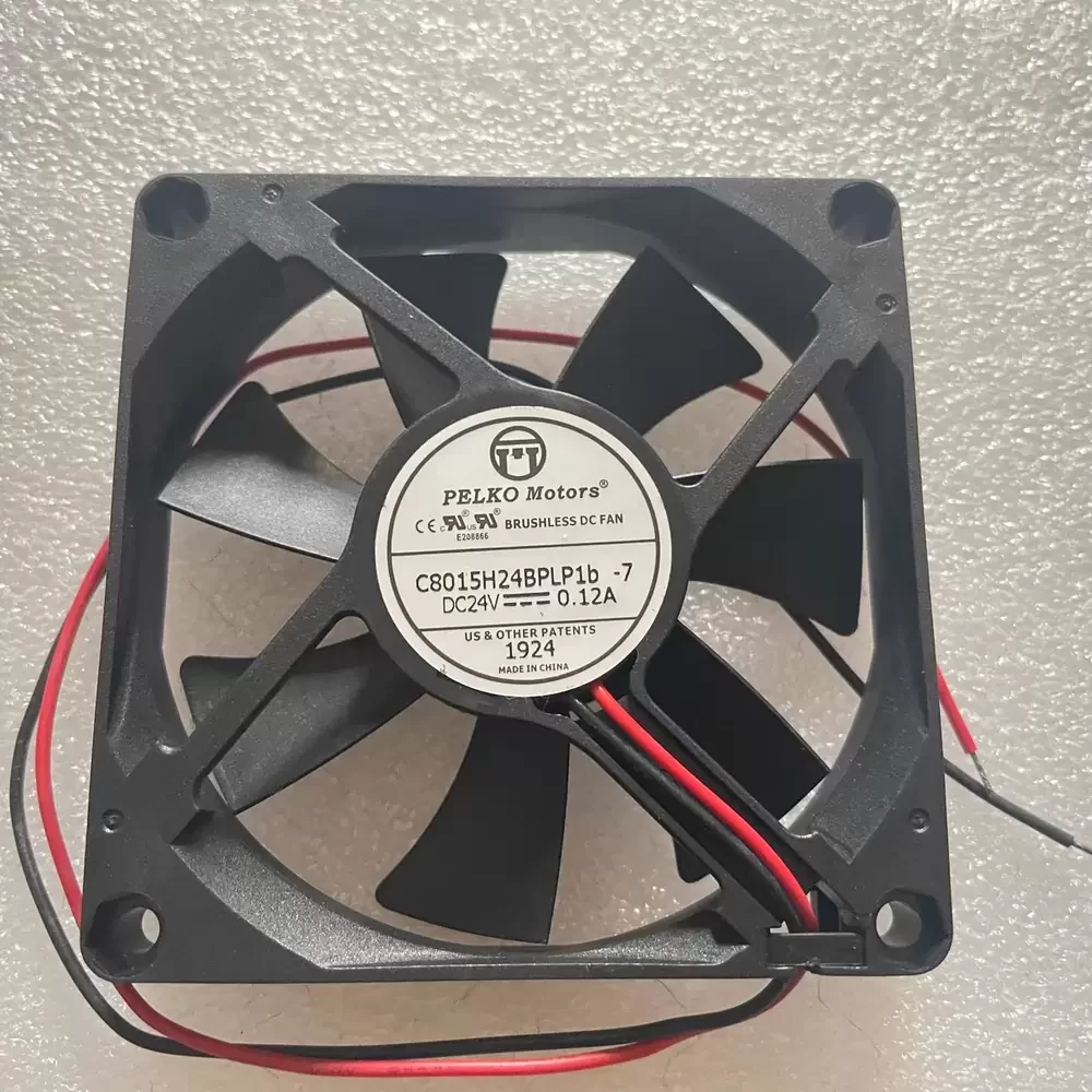 C8015H24BPLP1B Pelko Motors 24VDC 80x80x15mm Axial Fan