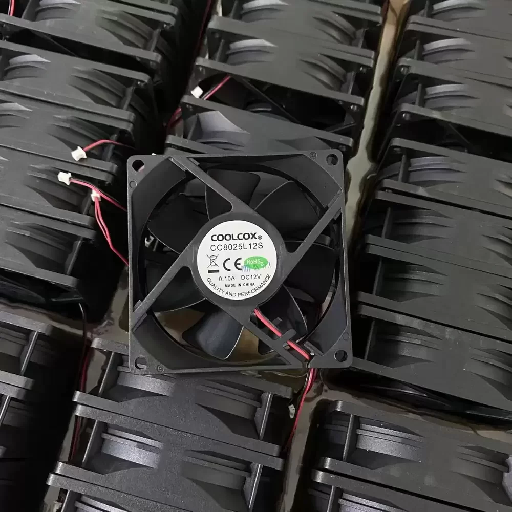 CC8025L12S COOLCOX 12VDC 80x80x25mm Silent Axial Fan CC8025L12S COOLCOX 12VDC 80x80x25mm Silent Axial Fan