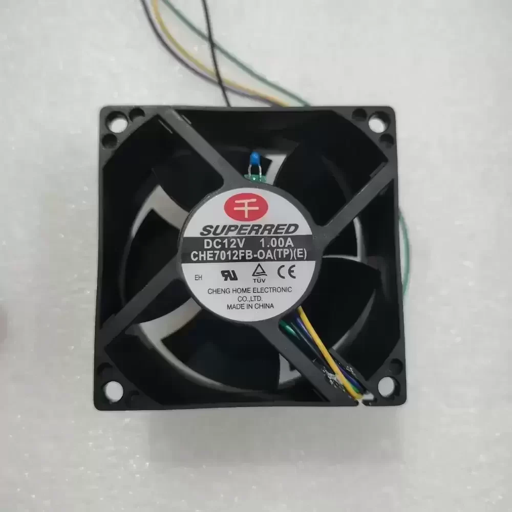CHE7012FB-OA(TP)(E) SUPERRED 12VDC 70x70x38mm PWM Axial Fan