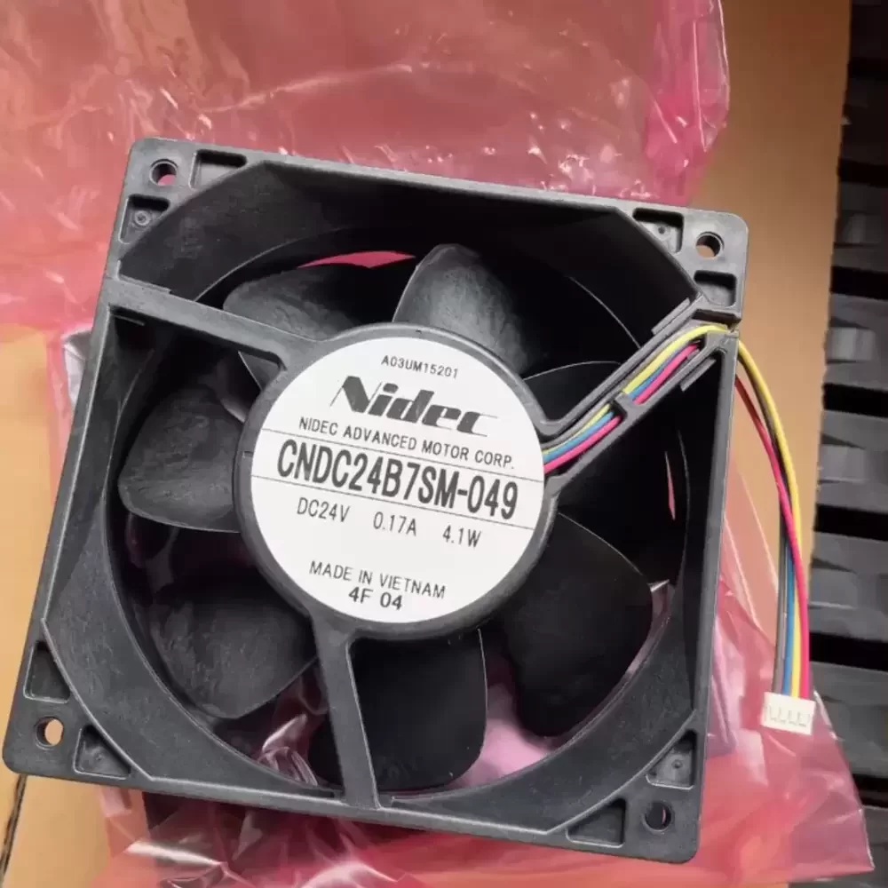 CNDC24B7SM-049 Nidec 24VDC 120x120x38mm Cooling Axial Fan