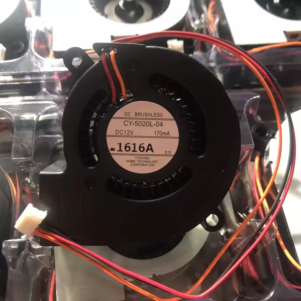 CY-5020L-04 Toshiba 12VDC 50x50x20mm 3-Wire Cooling Fan