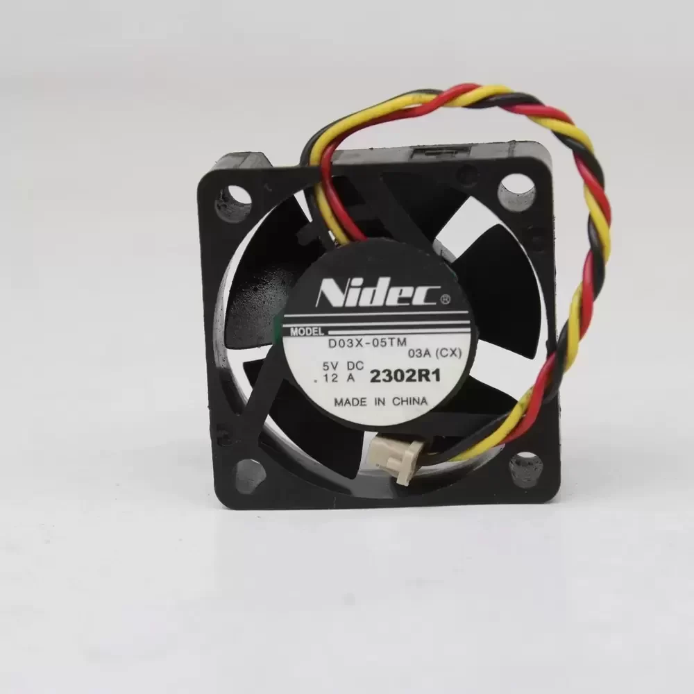 D03X-05TM Nidec 5VDC 30x30x10mm Hard Drive Cooling Fan