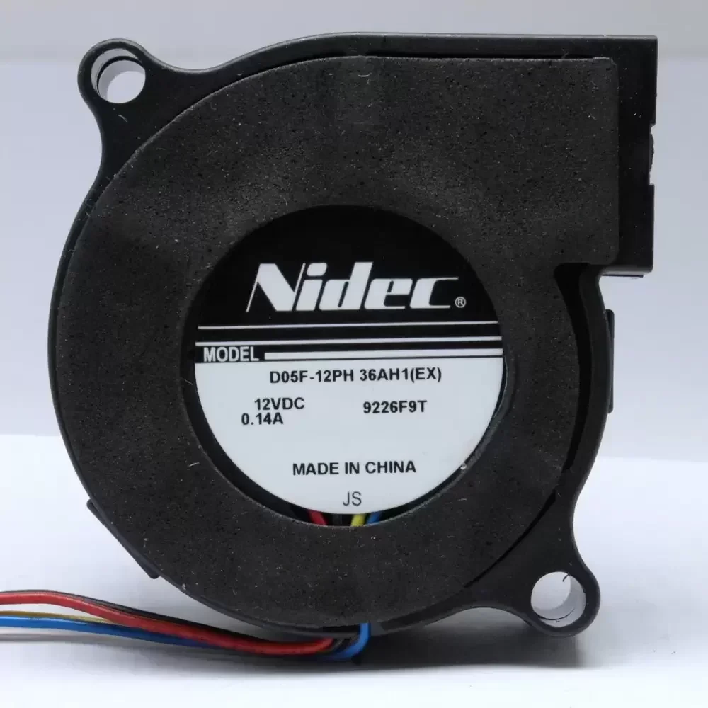 D05F-12PH 36AH1(EX) Nidec 12VDC 50x50x20mm Turbine Blower Fan