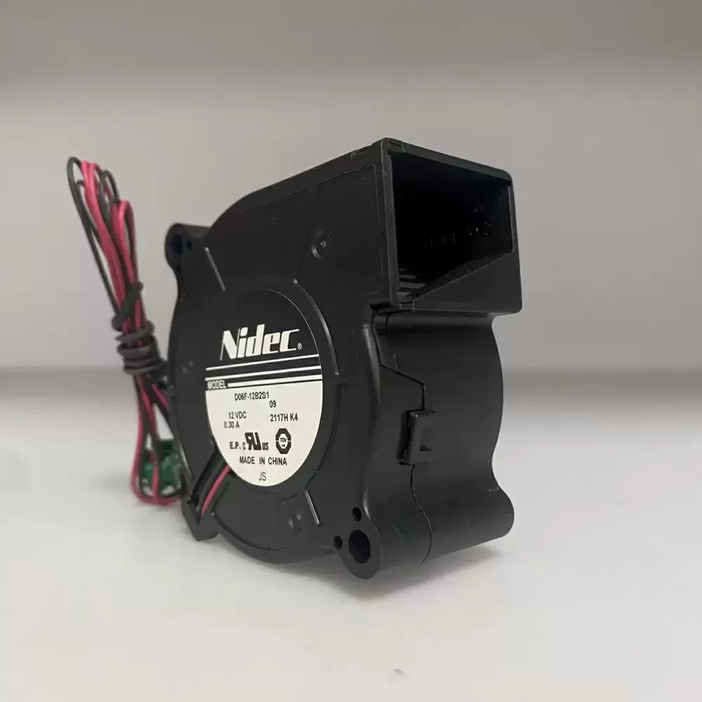 D06F-12B2S1 Nidec 12VDC 60x60x30mm Centrifugal Blower D06F-12B2S1 Nidec 12VDC 60x60x30mm Centrifugal Blower