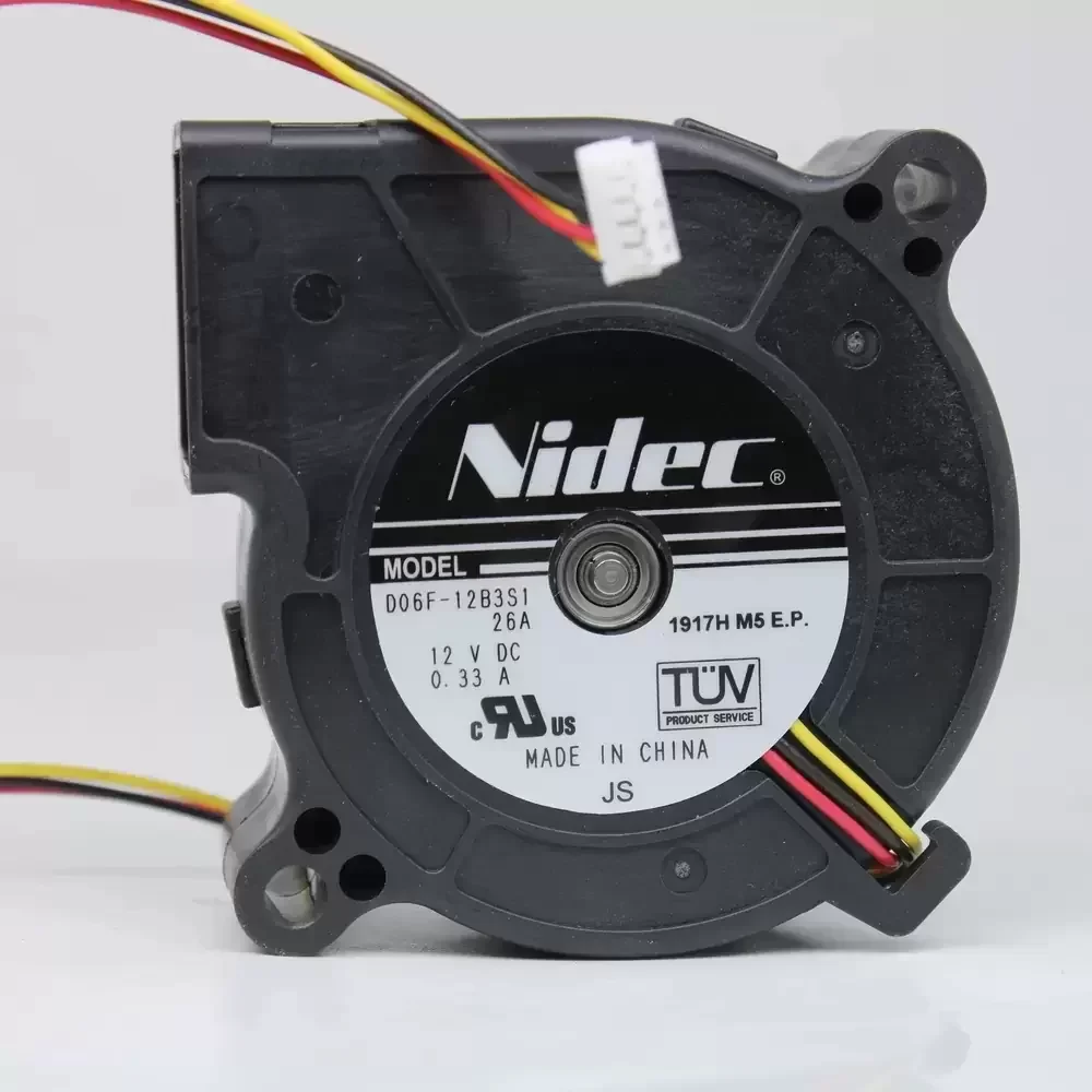 D06F-12B3S1 Nidec 12VDC 60x60x25mm Centrifugal Blower