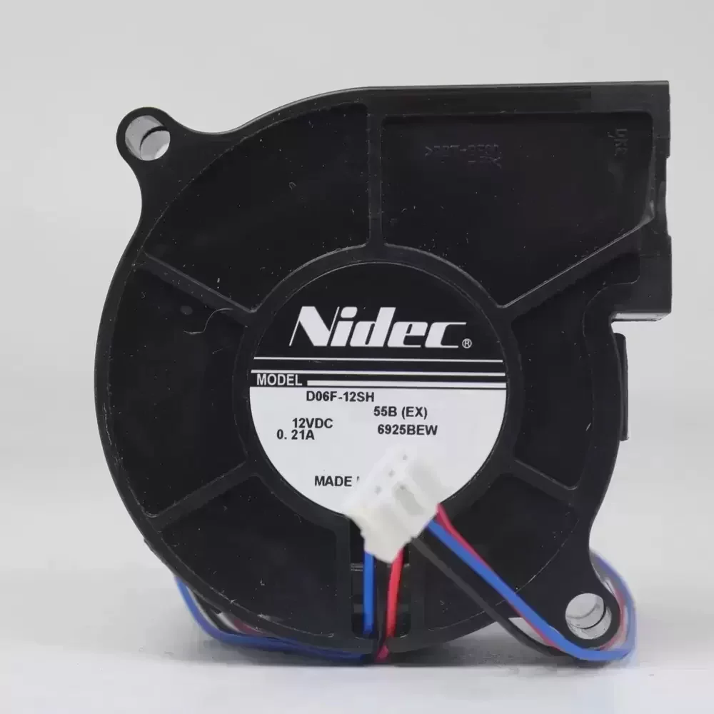 D06F-12SH 55B Nidec 12VDC 60mm Centrifugal Blower