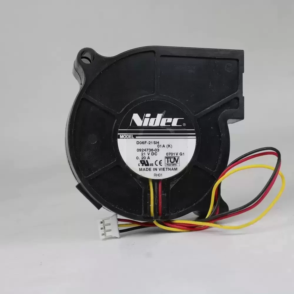 D06F-21SH Nidec 21VDC 60x60x25mm Centrifugal Blower