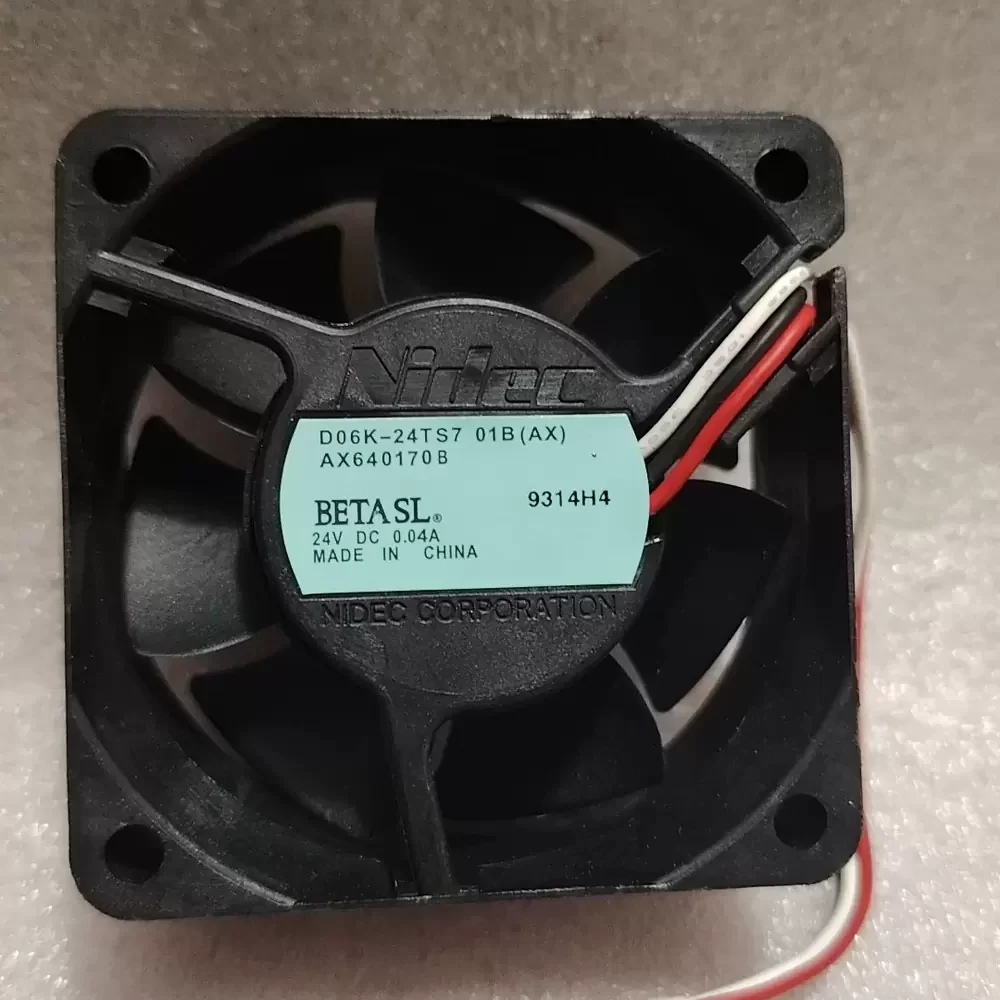 D06K-24TS7 Nidec 24VDC 60x60x25mm Silent Axial Fan