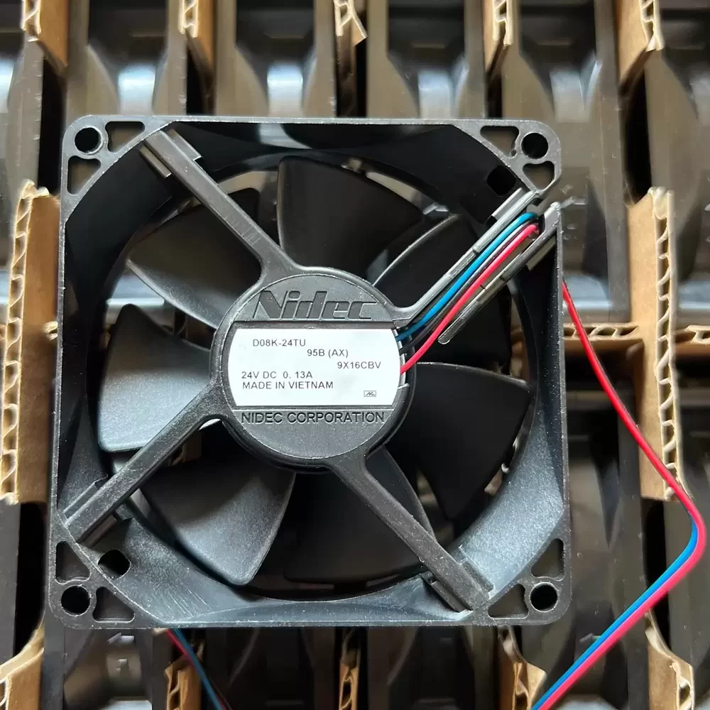 D08K-24TU Nidec 24VDC 80x80x25mm RD Alarm Axial Fan