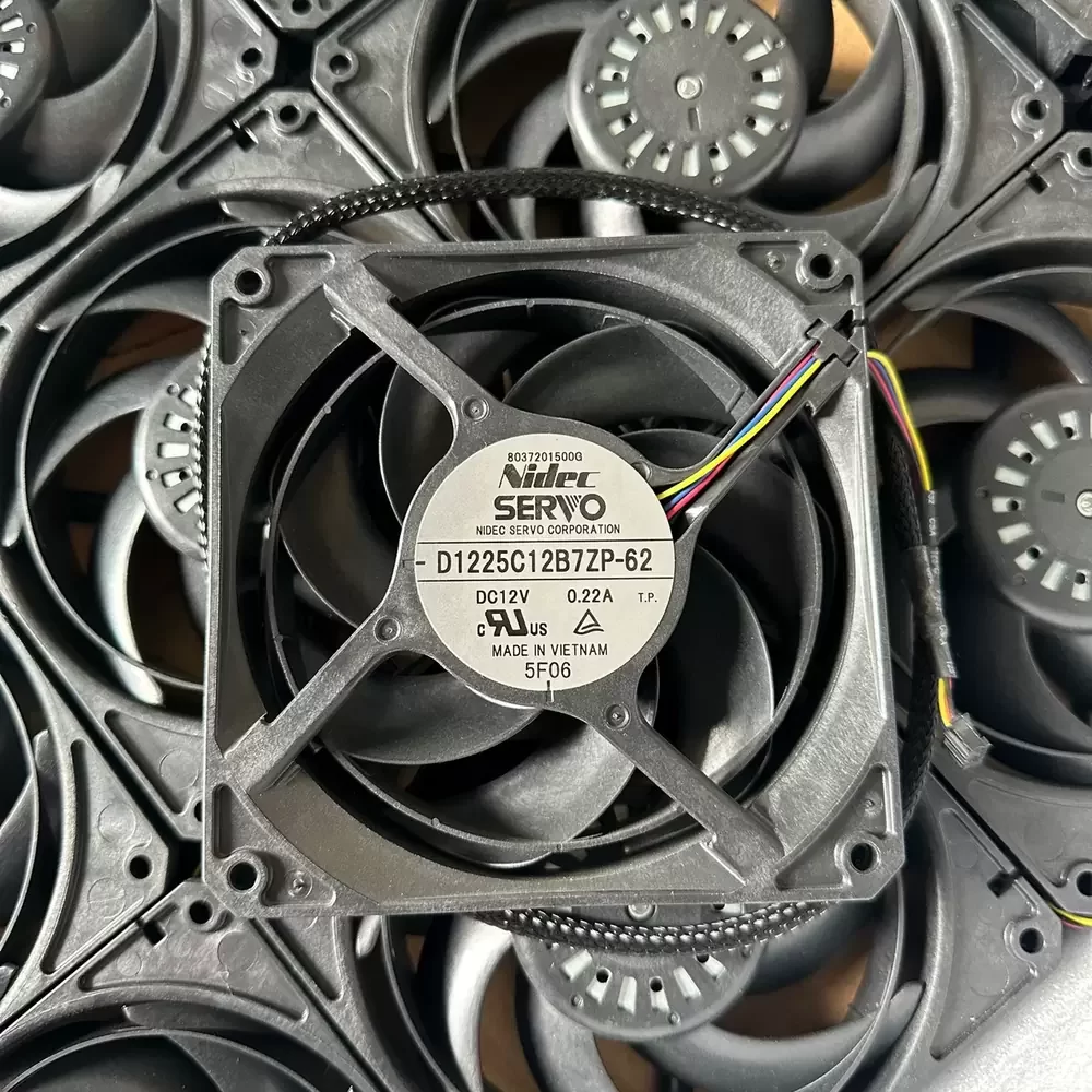 D1225C12B7ZP-62 Nidec 12VDC 120x120x25mm PWM Axial Fan